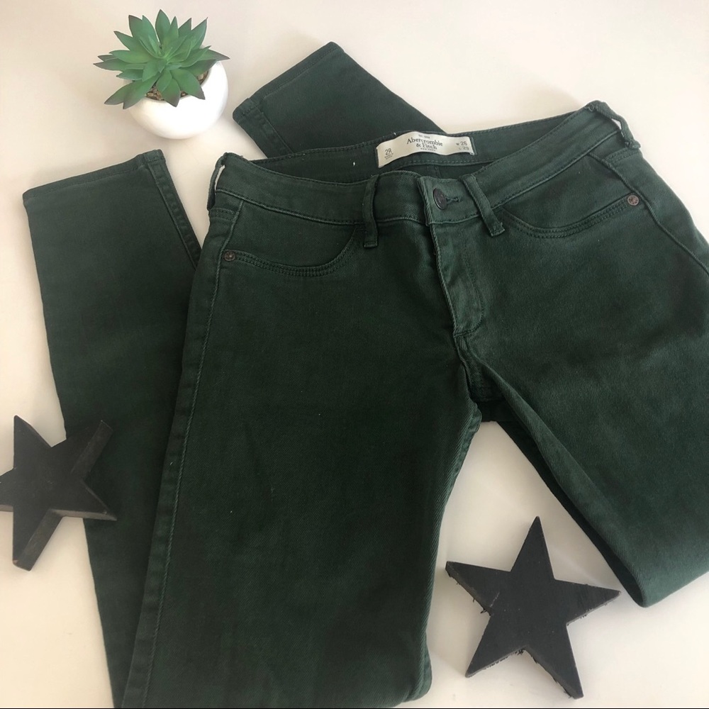 Abercrombie Dark Green Jeans
